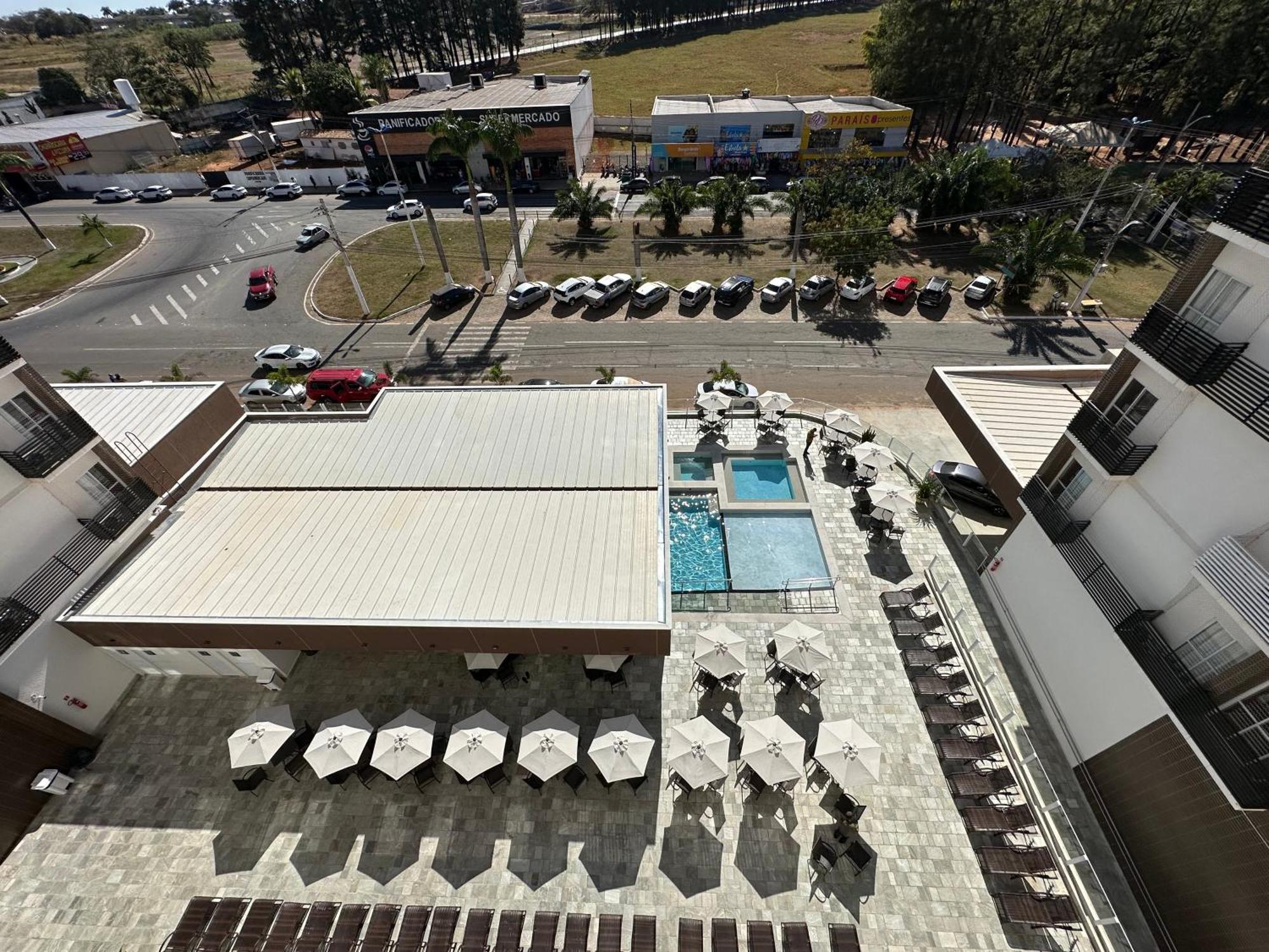 Spazzio Diroma - Com Acesso Acqua Park 卡达斯诺瓦斯 外观 照片
